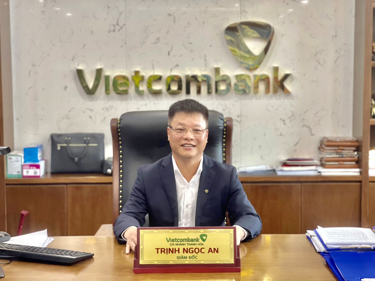 Ông Trịnh Ngọc An - Giám đốc Vietcombank Thanh Hóa