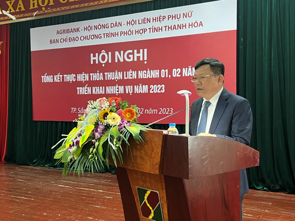 Đồng Nguyễn Văn Thi - Ủy viên Ban thường vụ Tỉnh ủy, Phó Chủ tịch Thường trực UBND tỉnh Thanh Hóa phát biểu chỉ đạo