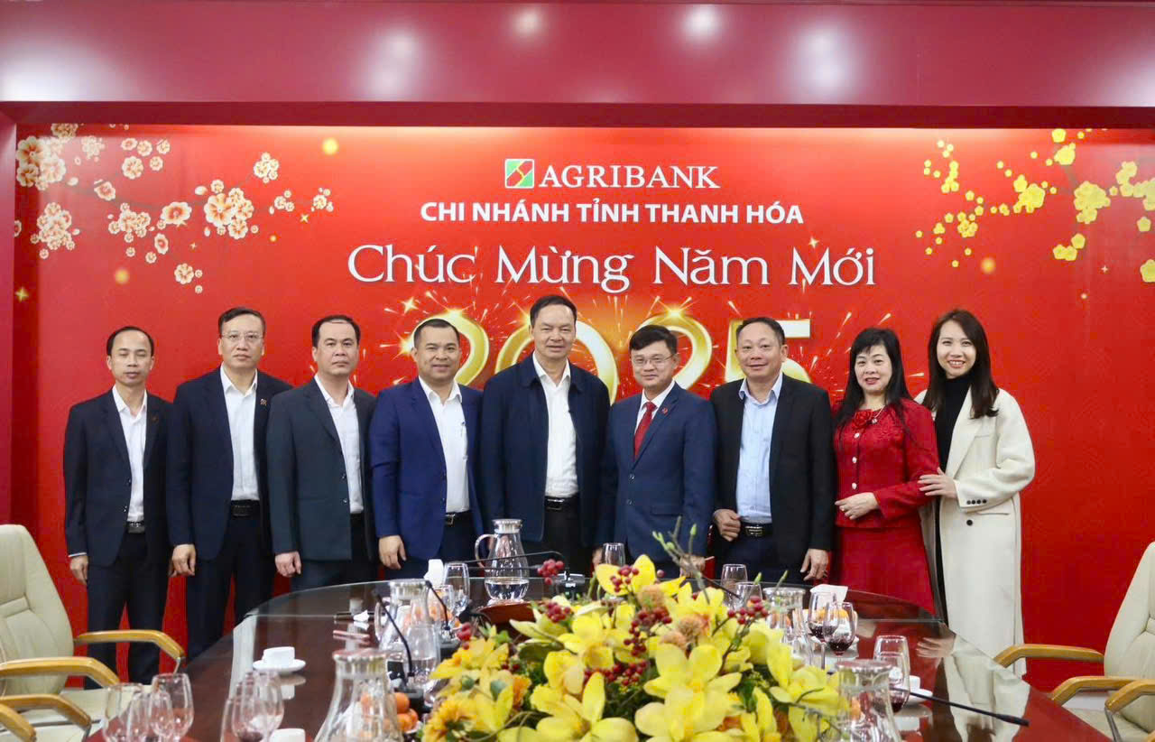 Thăm và chúc quyết toán tại Agribank chi nhánh Thanh Hóa